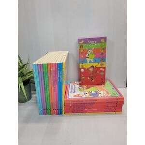 Vintage 1987 Early World of Learning Set of 21 Books/10 Cassettes